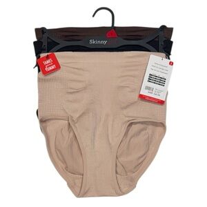 SKINNYGIRL 3 Pack Shaping Seamless Briefs Tummy Panel Toning Shapewear NWT Small